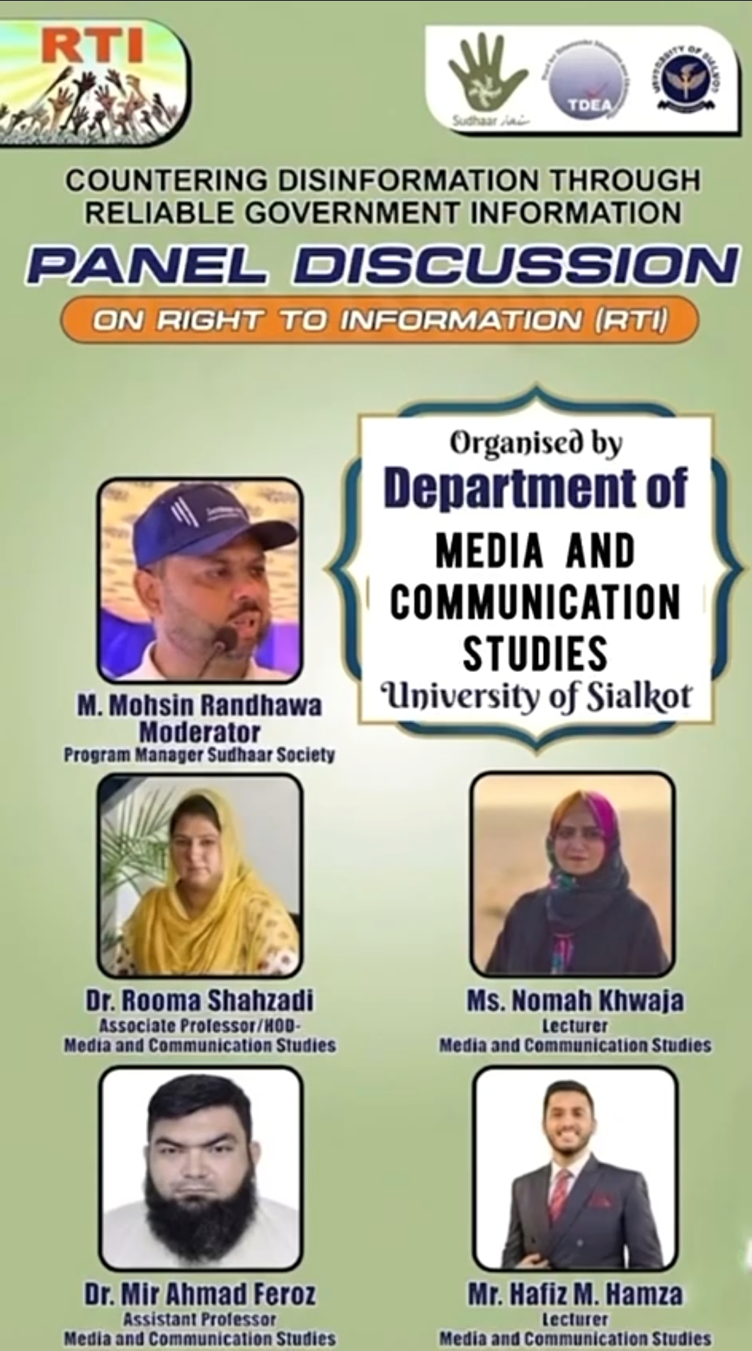 Countering Disinformation through Reliable Government Information | Panel Discussion on Right to Information (RTI) 📢